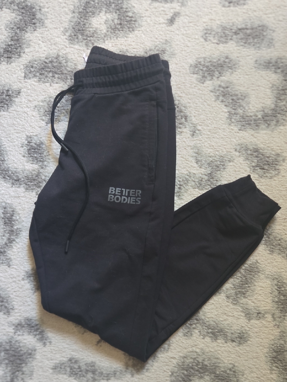 BETTER BODIES Black Empire Jogger Sweatpants Sz XS